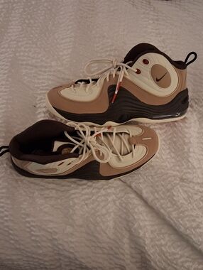 Nike Air Penny Baroque Brown Retro Basketball Shoes NWOB